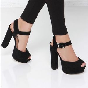 Steve Madden // Jillyy Platform Block Heel 7.5